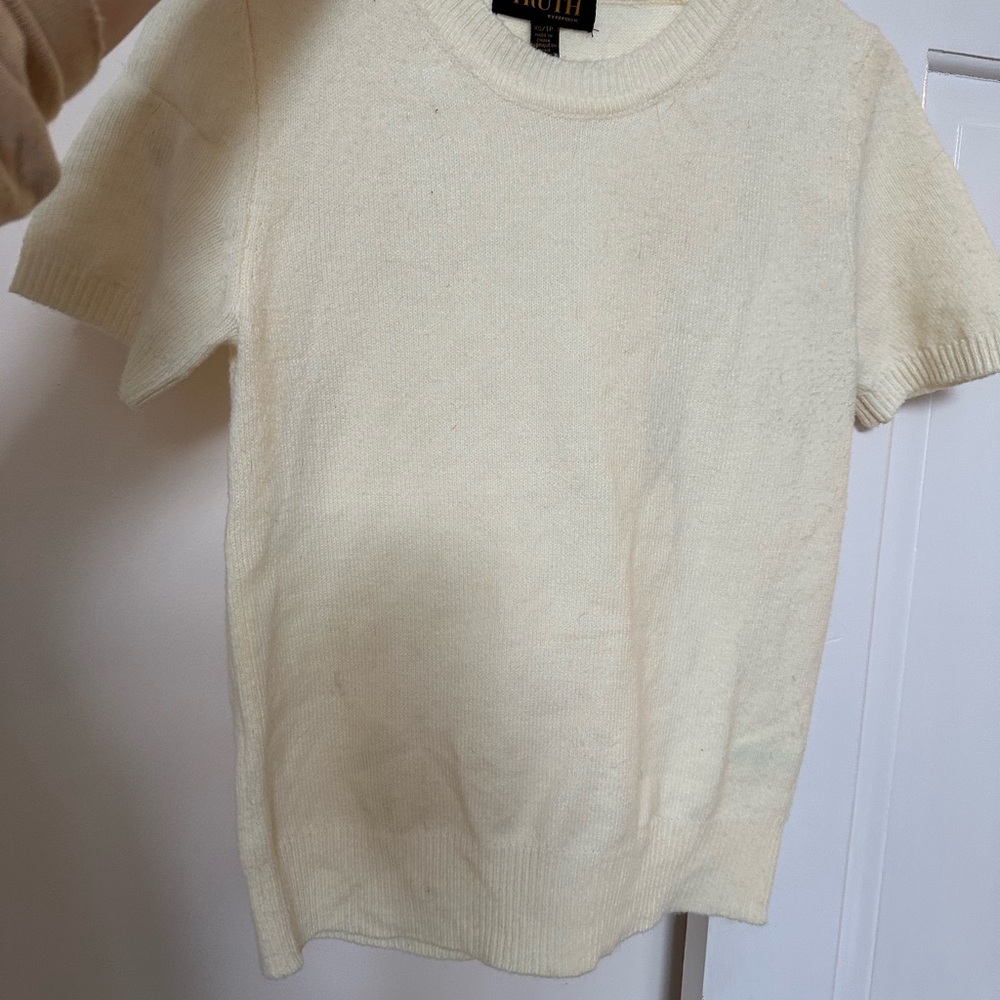 Truth Ivory/pale yellow  Knit Top